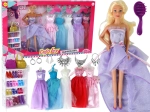 Fashion doll 30 cm with long blonde hair – wardrobe, shoes and accessories