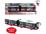 Friction-powered bus 44 cm, speaks Czech and announces stops