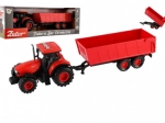 Tractor Zetor with Trailer on Inertia with Lighting and Sound
