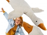 Large Plush Goose 130cm for Children