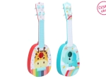 Guitare d'enfant avec motif d'animaux africains