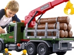 Camion avec Grue pour Transport du Bois avec Effets de Lumière et de Son
