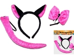 Carnival Cat Set – Ears, Bow Tie and Tail