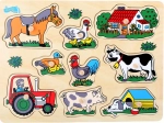 Small Foot Inserting Puzzle Farm