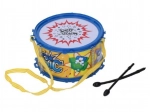 Plastic children's drum with strap and sticks 16 × 9 cm