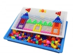 Colorful Mosaic with 296 Pegs