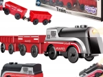 Elektrische locomotief WOOPIE met magnetische wagons