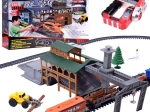 Kinder RC goederentreinbaanset met station en wagons