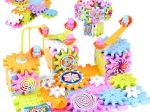 Bunte bewegliche Bausteine für Kinder 165 Teile