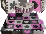 Tapis puzzle en mousse 30 × 30 cm, 16 pièces, parc