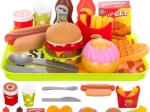 Kids’ fast-food toy set, 26 pieces