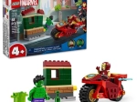 LEGO MARVEL Iron Man à moto et Hulk 4+