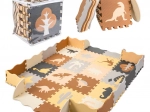 Foam kids' puzzle mat dinosaurs 143 × 143 cm, 36 pieces