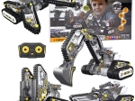 Bouwset 4-in-1 – op afstand bestuurbare bouwmachines, 176 onderdelen