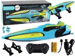 RC Water Scooter 2.4G Yellow Turquoise Waterproof Remote Control
