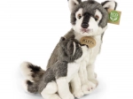 Rappa pluchen wolf met welpje eco‑friendly 27 cm