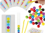 Montessori Educational Game with Colored Beads
