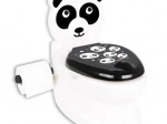 Interaktiver Panda Toilettentrainer mit Klappe