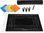 Vilten puzzelmat voor 500–2000 stukjes met opblaasbare buis