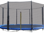 Buitenbeschermingsnet voor trampoline 305 cm, 8 palen