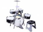 Tambour pour enfants avec microphone et panneau musical