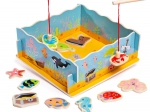 Wooden magnetic fishing game BIGJIGS TOYS