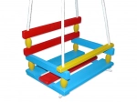 Colorful Wooden Swing with Guardrail