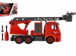 Camion de pompiers à visser 36 cm avec lumière et son, projette de l’eau