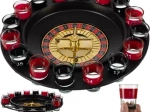 Roulette alcoolisée avec verres à shot