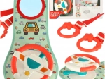 Interactief kinderautostuur met LED en geluiden