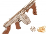 RoboTime Maquette mécanique 3D en bois – pistolet mitrailleur THOMPSON