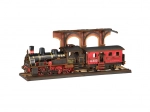 3D Holzpuzzle Vintage Dampflokomotive