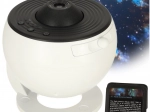 LED planetarium hemelprojector met USB, 12 schijven en 360° timer