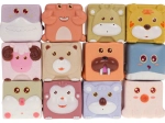 Sensory blocks with animals for kids 12 pcs