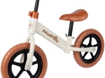 Loopfiets LUWIK crèmewit-bruin