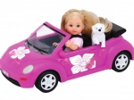 Doll Evička with a New Beetle Car and Picnic Set
