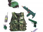 Ensemble militaire pour enfants avec gilet et accessoires