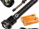 Lampe tactique militaire Bailong XHP90 avec Power Zoom