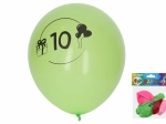 Ballons gonflables 30 cm avec le numéro 10 – lot de 5 pcs