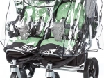Bâche de pluie universelle pour poussette double CHIPOLINO