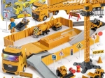 Woopie camion de construction 6‑en‑1 avec grue et accessoires