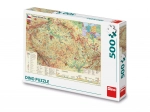 Dino puzzle Carte de la République tchèque 500 pièces