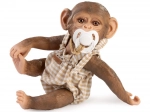 Bébé singe réaliste avec corps entièrement en vinyle 32 cm