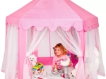 Pink kids' tent Kruzzel – a fairy‑tale palace for home and garden