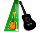 Klassieke Houten Gitaar met Plectrum Zwart 60 cm