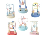 Jouet en bois classique du monde à labyrinthes en fil pour enfants