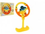 Children's interactive steering wheel with sound and light
