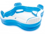 Inflatable garden pool with seats 229 × 229 cm INTEX