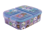 Boîte à déjeuner violette Gabby's Dollhouse avec 3 compartiments