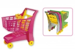 Androni shopping cart with seat pink